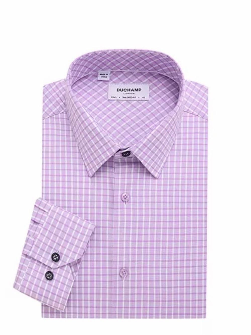 NWT men’s Duchamp London slim fit large size 16 dress shirt